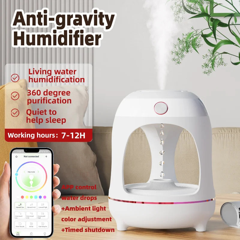 Anti gravity Water Drop Backflow Diffuser