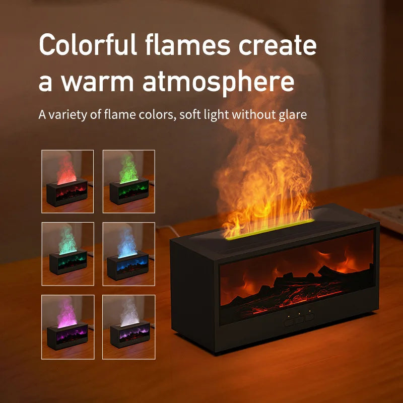 Creative Simulation 3D Retro Fireplace Flame Diffuser