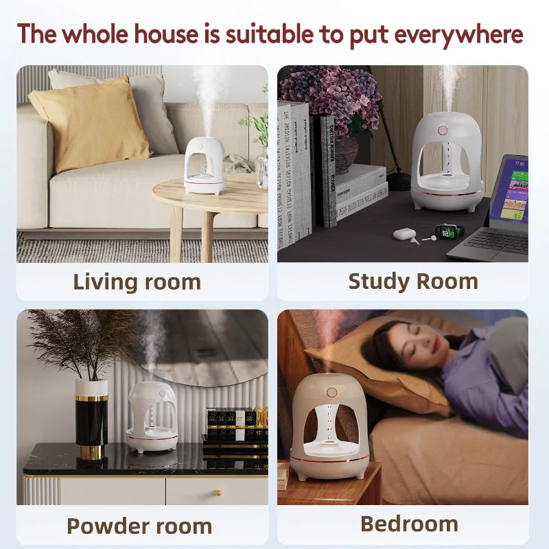 Anti gravity Water Drop Backflow Diffuser