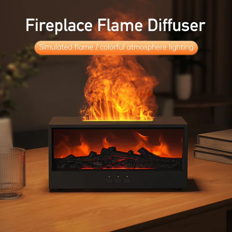 Creative Simulation 3D Retro Fireplace Flame Diffuser